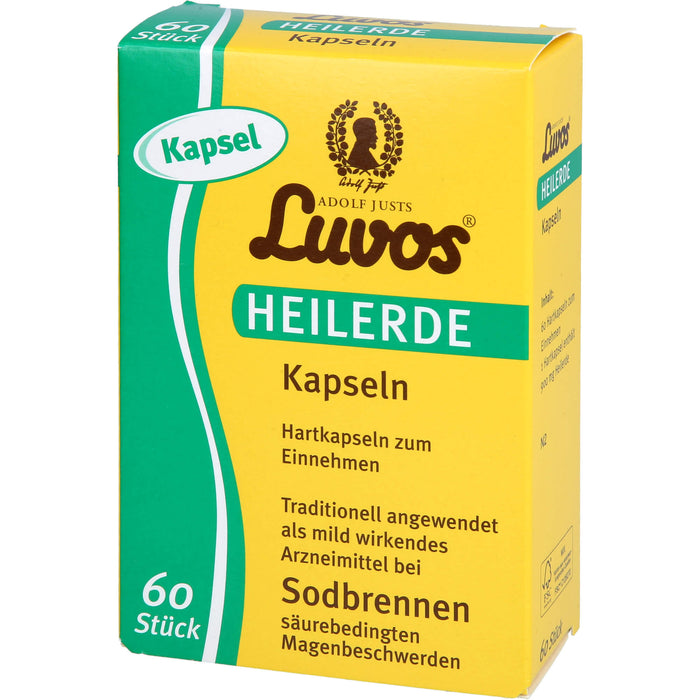 Luvos Heilerde Kapseln bei Sodbrennen, 60 pcs. Capsules