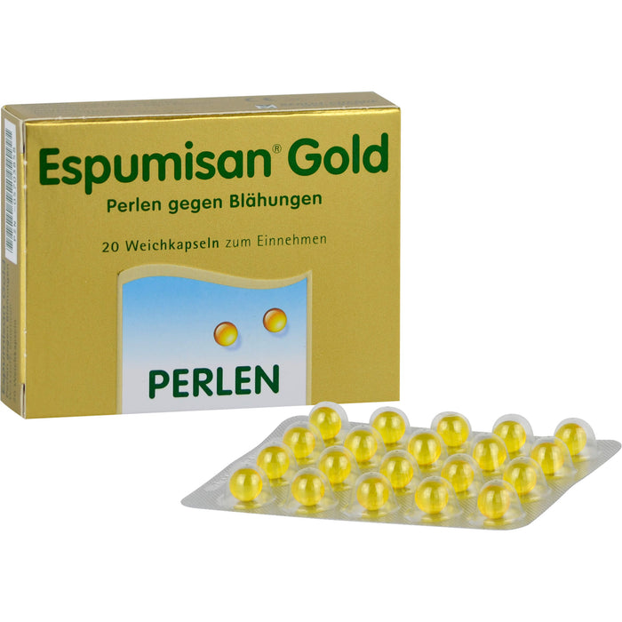 Espumisan Gold Perlen gegen Blähungen, 20 pcs. Capsules