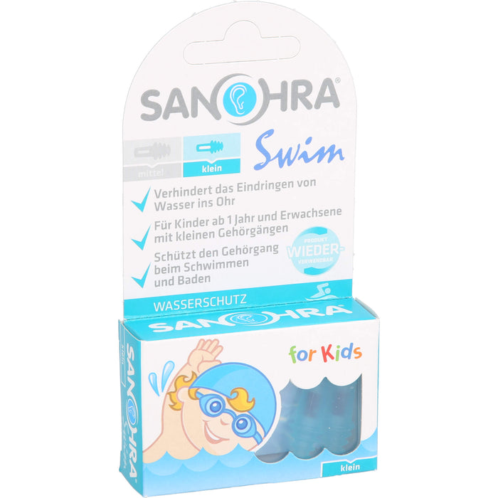 SANOHRA swim f. Kinder Ohrenschutz, 2 pcs. Earplugs