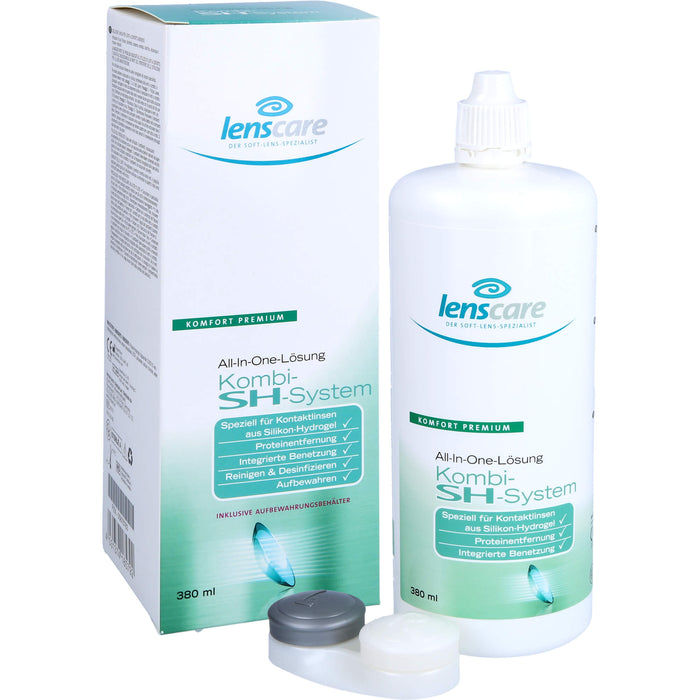 Lenscare Kombi-SH-System + 1 Behälter, 380 ml Solution