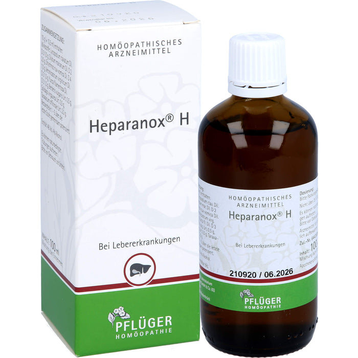 Heparanox H Mischung bei Lebererkrankungen, 100 ml Lösung