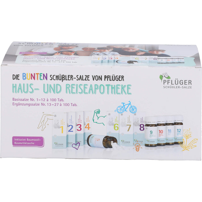 PFLÜGER Schüßler Salze Tabletten Komplett Set Nr. 1 - 27, 1 pc Paquet combiné