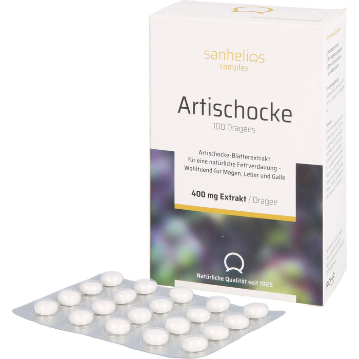 Sanhelios Artischocke Dragees, 100 St. Tabletten