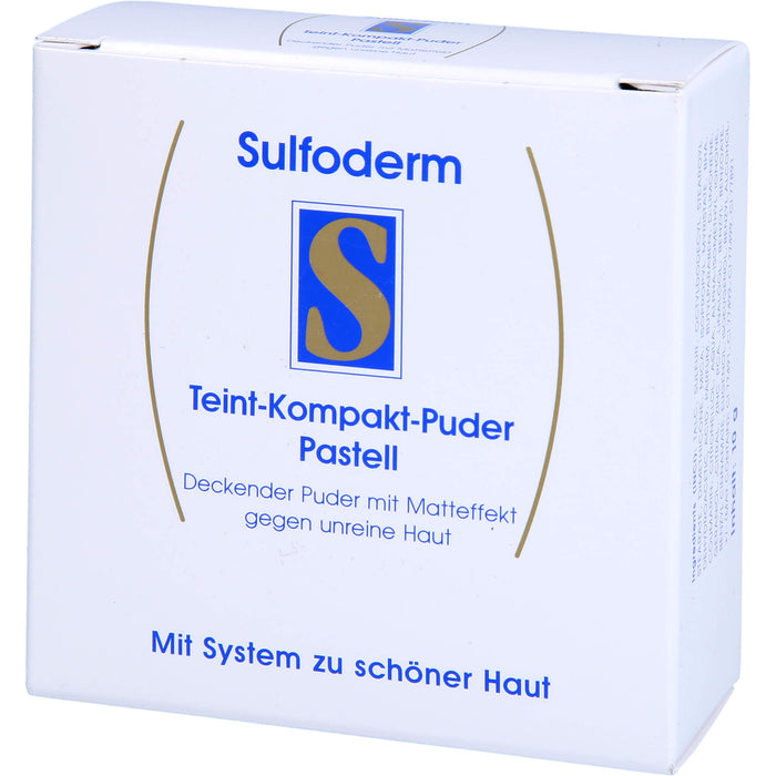 Sulfoderm S Teint-Kompakt-Puder pastell, 10 g Powder