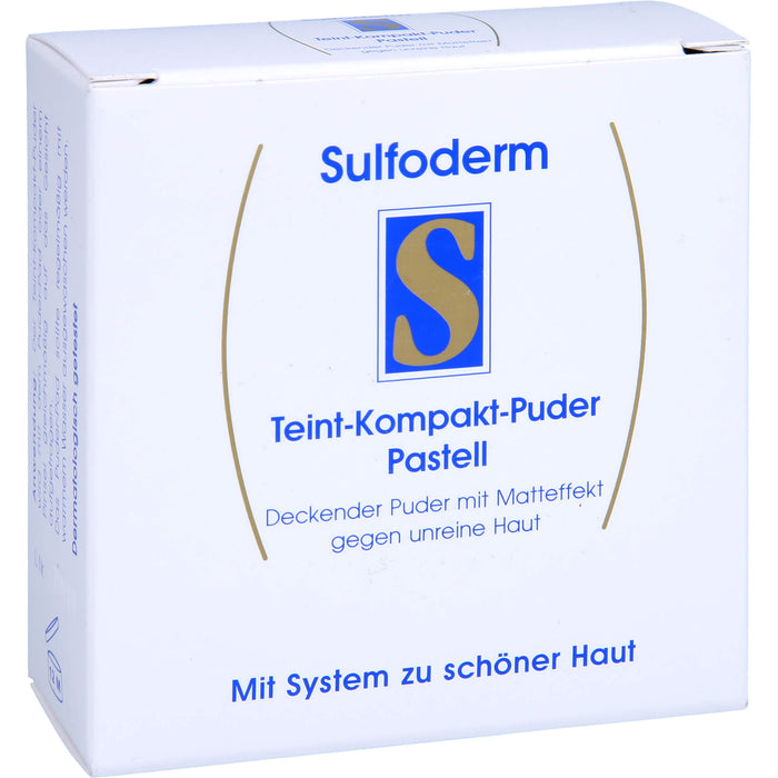 Sulfoderm S Teint-Kompakt-Puder pastell, 10 g Powder