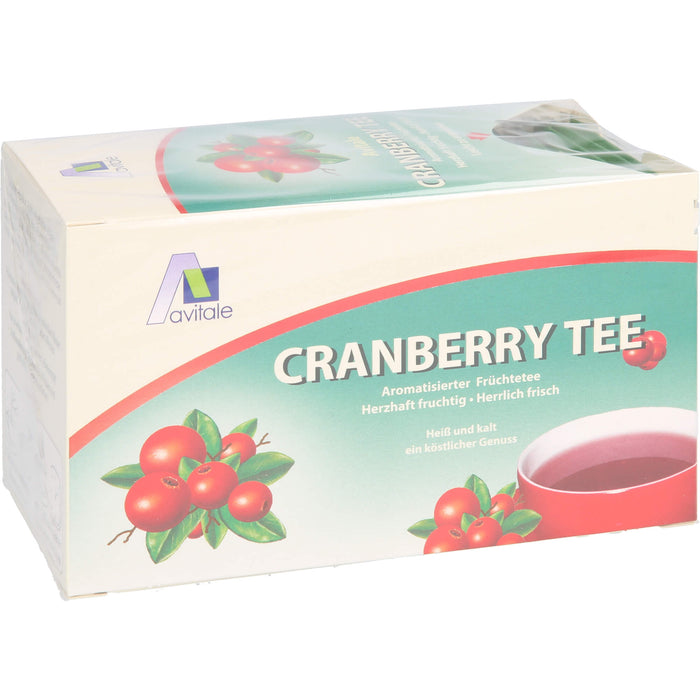 Avitale Cranberry Tee, 20 pcs. Filter bag