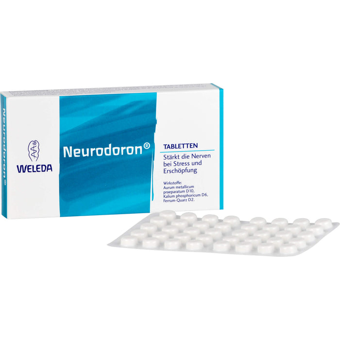 WELEDA Neurodoron Tabletten bei Stress und Erschöpfung, 80 St. Tabletten