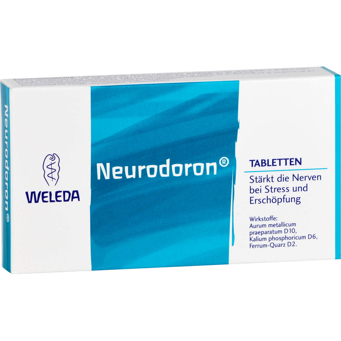 WELEDA Neurodoron Tabletten bei Stress und Erschöpfung, 80 pc Tablettes