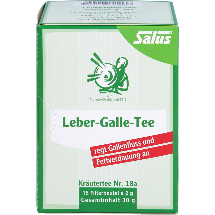 Salus Leber-Galle-Tee Kräutertee Nr. 18a, 15 pc Sac filtrant