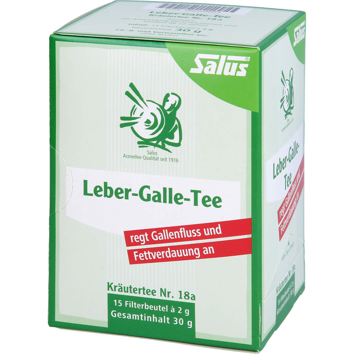 Salus Leber-Galle-Tee Kräutertee Nr. 18a, 15 pc Sac filtrant
