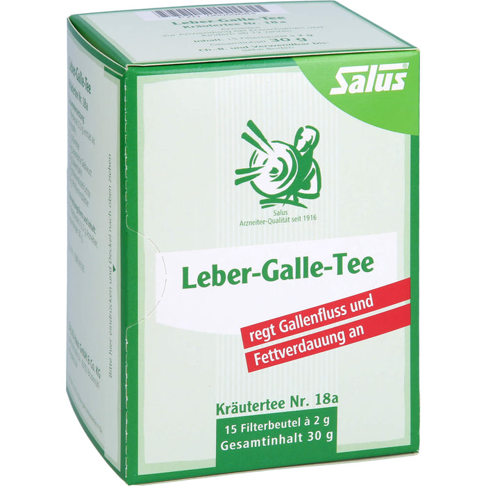 Salus Leber-Galle-Tee Kräutertee Nr. 18a, 15 pc Sac filtrant