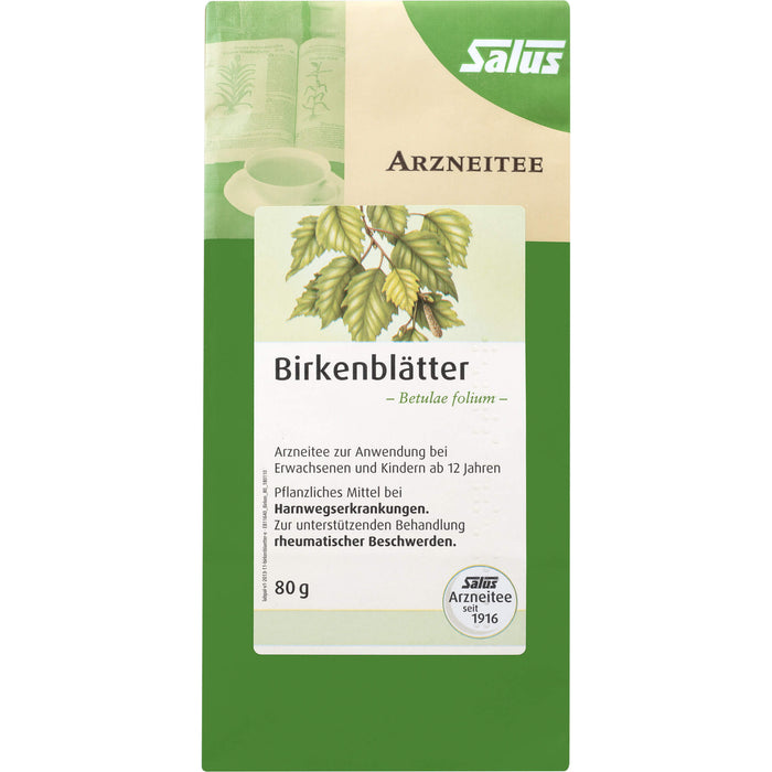 Salus Birkenblätter Arzneitee, 80 g Tea