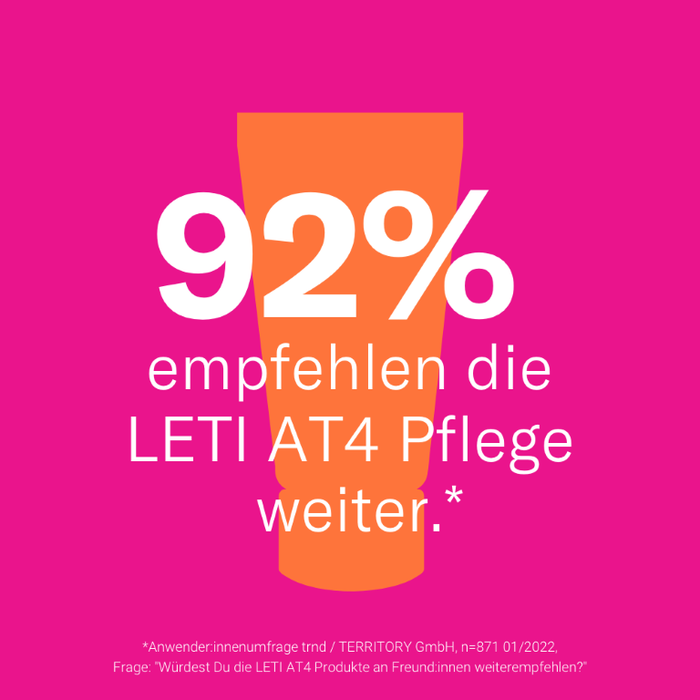 LETI AT4 Gesichtscreme SPF20 - Hautschützende Gesichtspflege mit mittelstarkem Sonnenschutz bei trockener oder zu Neurodermitis neigender Haut, 50 ml Crème