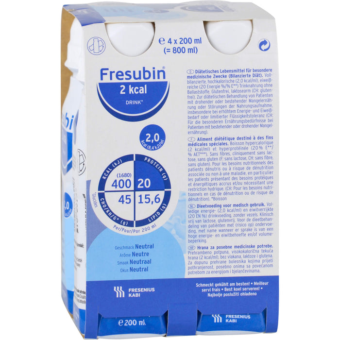 Fresubin 2 kcal Drink Neutral Trinknahrung, 800 ml Solution