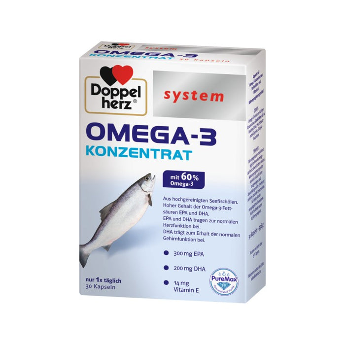 Doppelherz system OMEGA-3 KONZENTRAT, 30 pcs. Capsules