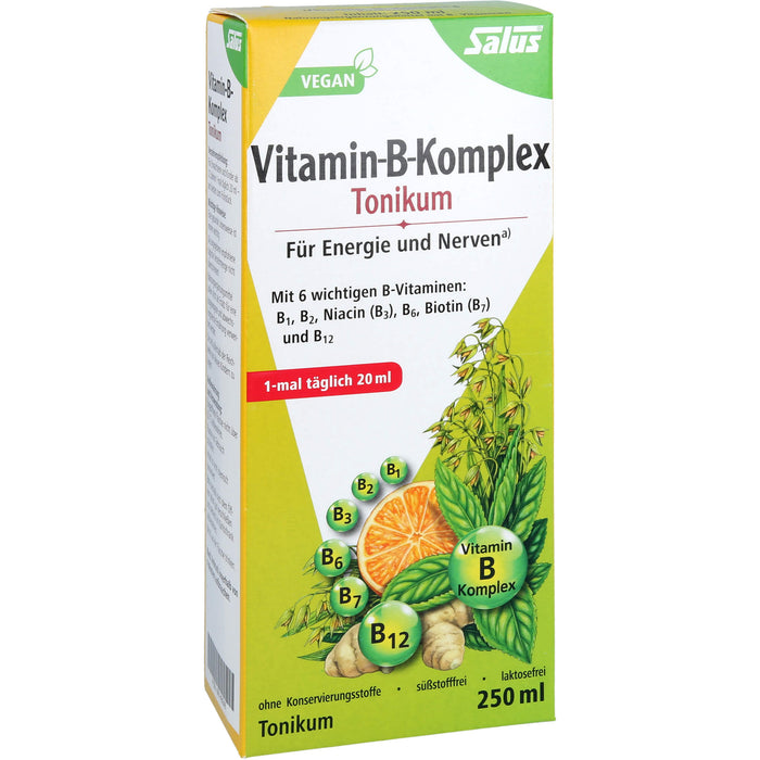 Salus Vitamin-B-Komplex Tonikum für Energie und Nerven, 250 ml Solution