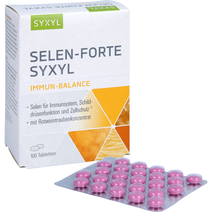 SYXYL Selen-Forte Immun-Balance Tabletten, 100 pcs. Tablets