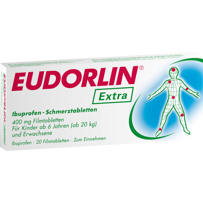 Eudorlin Extra Ibuprofen-Schmerztabletten, 20 pcs. Tablets