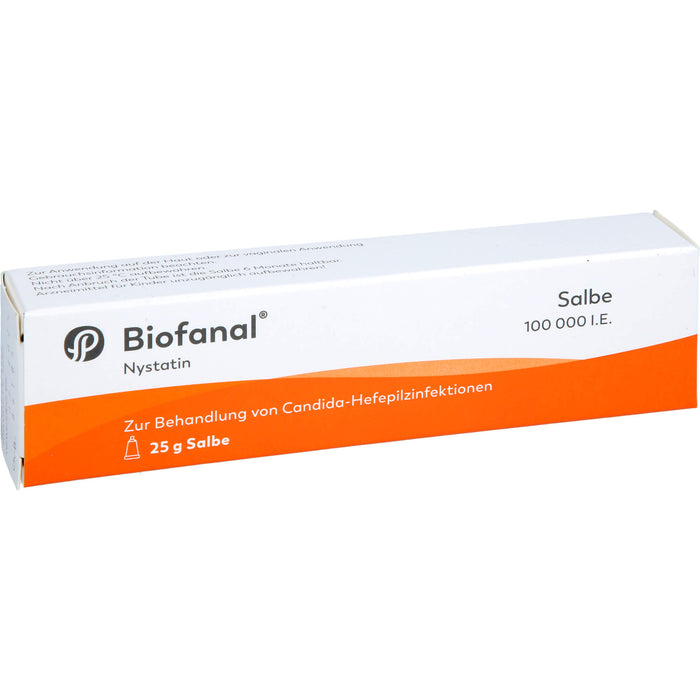 Biofanal 100.00 I.E. Salbe bei Candida-Hefepilzinfektionen, 25 g Ointment