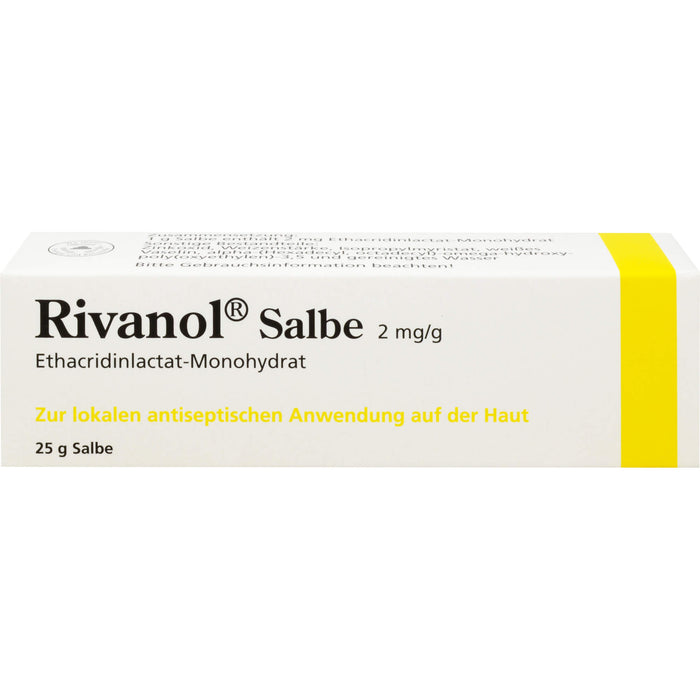 Rivanol Salbe 2 mg/g zur Keimminderung auf der Haut, 25 g Onguent