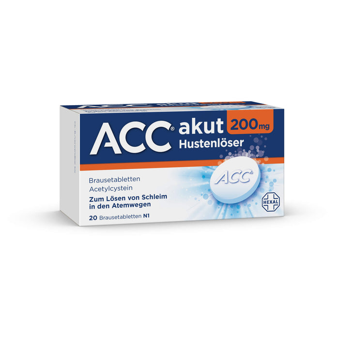 ACC akut 200 mg Hustenlöser Brausetabletten, 20 pcs. Tablets