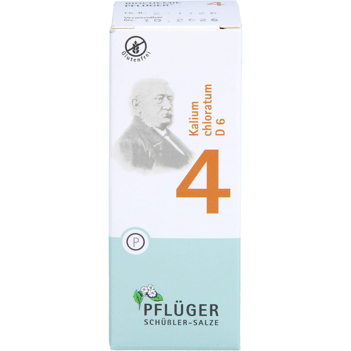 PFLÜGER Biochemie Nr.4 Kalium chloratum D6 Tabletten, 100 pc Tablettes