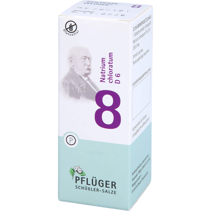 PFLÜGER Biochemie Nr.8 Natrium chloratum D 6 Tabletten, 100 pcs. Tablets