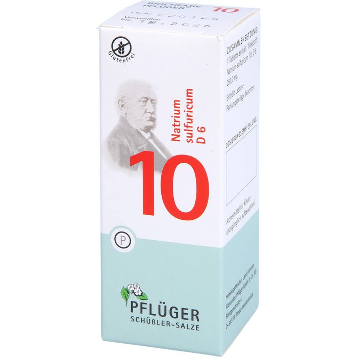 PFLÜGER Biochemie Nr.10 Natrium sulfuricum D6 Tabletten, 100 pc Tablettes