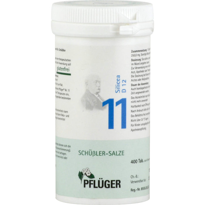 PFLÜGER Schüßler-Salze 11 Silicea D 12 Tabletten, 400 pcs. Tablets