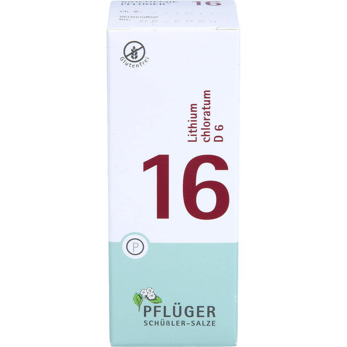 PFLÜGER Biochemie 16 Lithium chloratum D6 Tabletten, 100 St. Tabletten