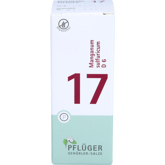 PFLÜGER Biochemie 17 Manganum sulfuricum D 6 Tabletten, 100 St. Tabletten