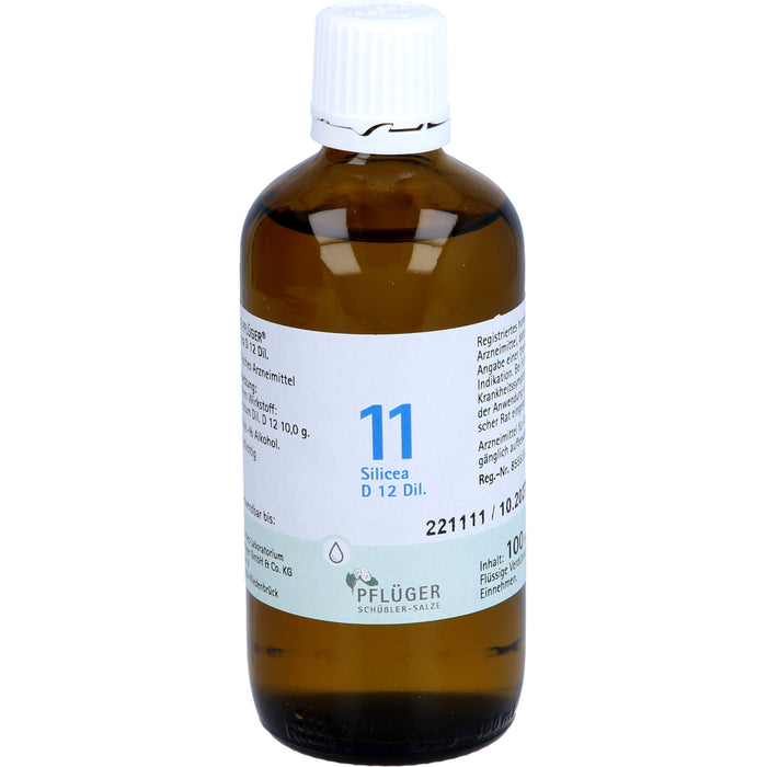 Biochemie Nr.11 Silicea D12 Pflüger Dil., 100 ml TRO