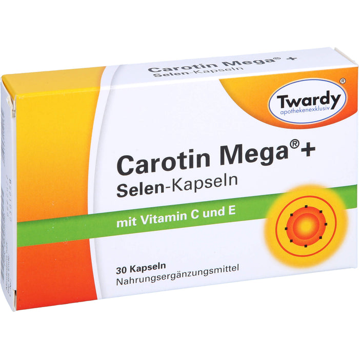 Twardy Carotin Mega + Selen-Kapseln, 30 St. Kapseln