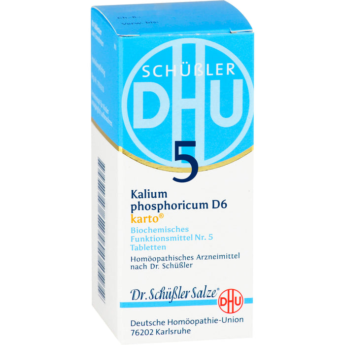 DHU Schüßler-Salz Nr. 5 Kalium phosphoricum D6 Tabletten karto, 200 pcs. Tablets