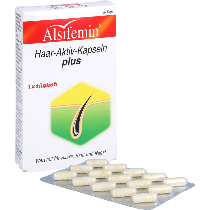 Alsifemin Haar-Aktiv-Kapseln plus, 30 pc Capsules