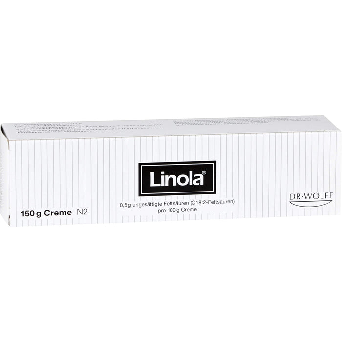 Linola Creme beruhigt, kühlt und wirkt Entzündungen ohne Cortison entgegen, 150 g Crème