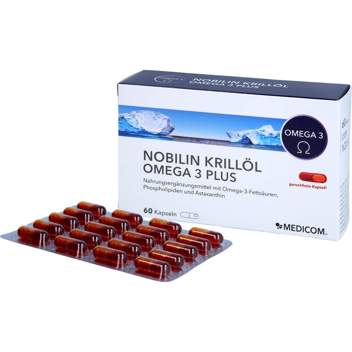 Nobilin Krillöl Omega 3 Plus, 60 St KAP