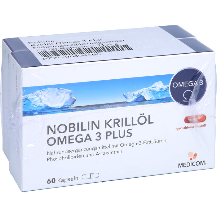 Nobilin Krillöl Omega 3 Plus Kapseln, 120 pc Capsules