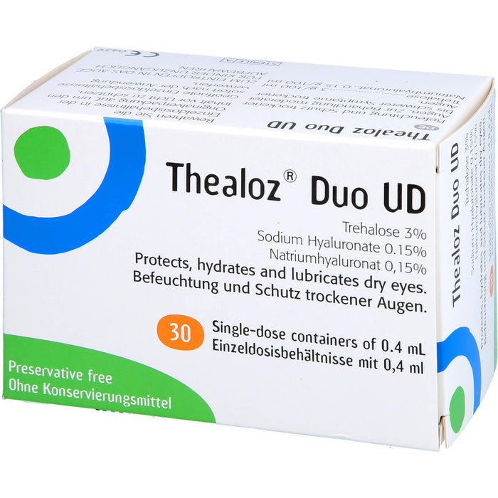 Thealoz Duo UD Augentropfen zur Linderung von trockenen Augen, 30 pcs. Single-dose pipettes