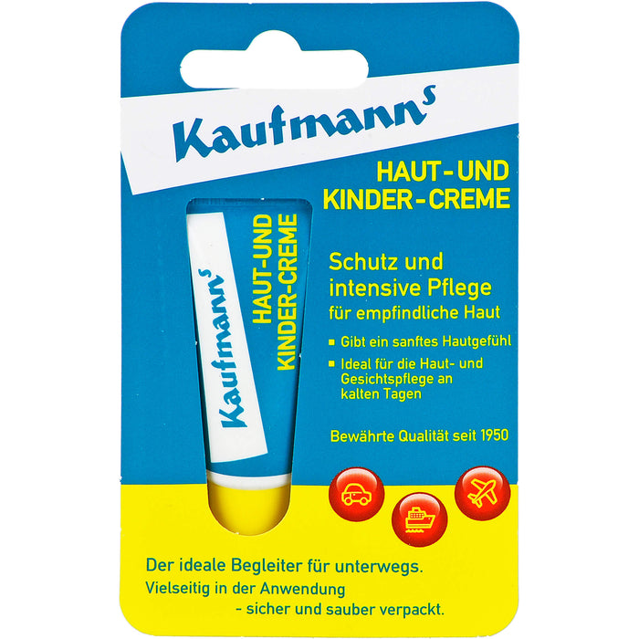 Kaufmanns Haut- und Kinder-Creme, 10 ml Creme