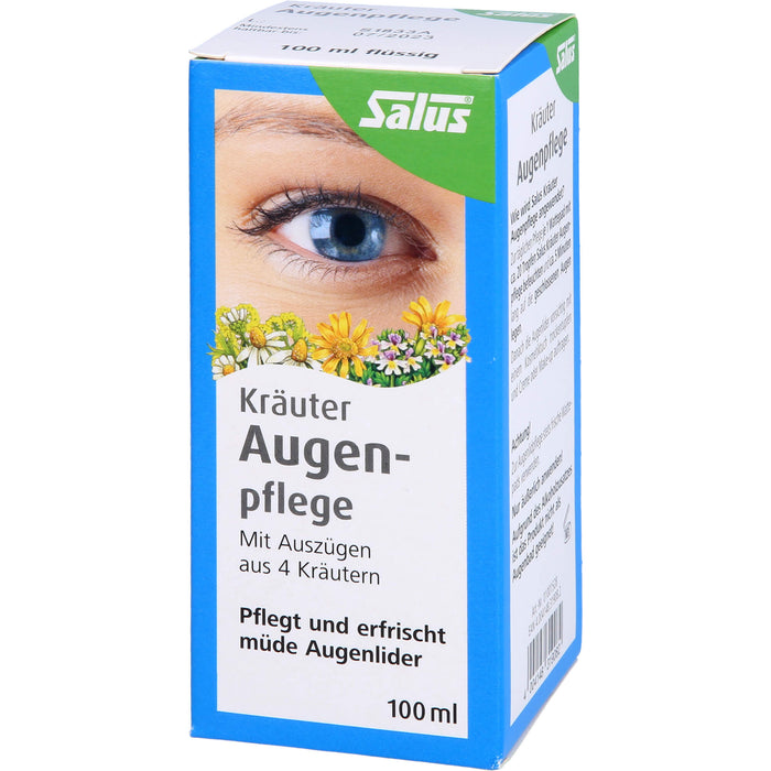 Salus Augenpflege mit 4 Kräuterauszügen pflegt und erfrischt müde Augenlider, 100 ml Solution