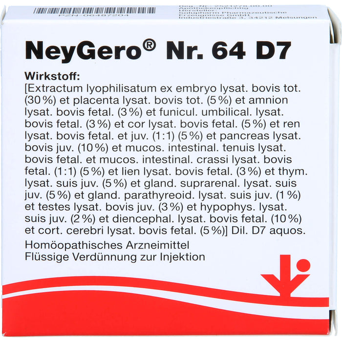 NeyGero Nr. 64 D7 Amp., 5X2 ml AMP