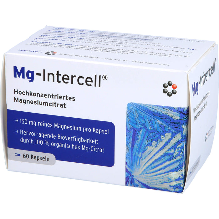 Mg-Intercell Kapseln zur Unterstützung bei Magnesiummangel, 60 St. Kapseln