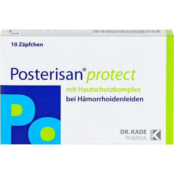 Posterisan protect bei Hämorrhoidenleiden Zäpfchen, 10 pcs. Suppositories