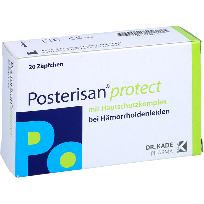 Posterisan protect bei Hämorrhoidenleiden Zäpfchen, 20 St. Zäpfchen