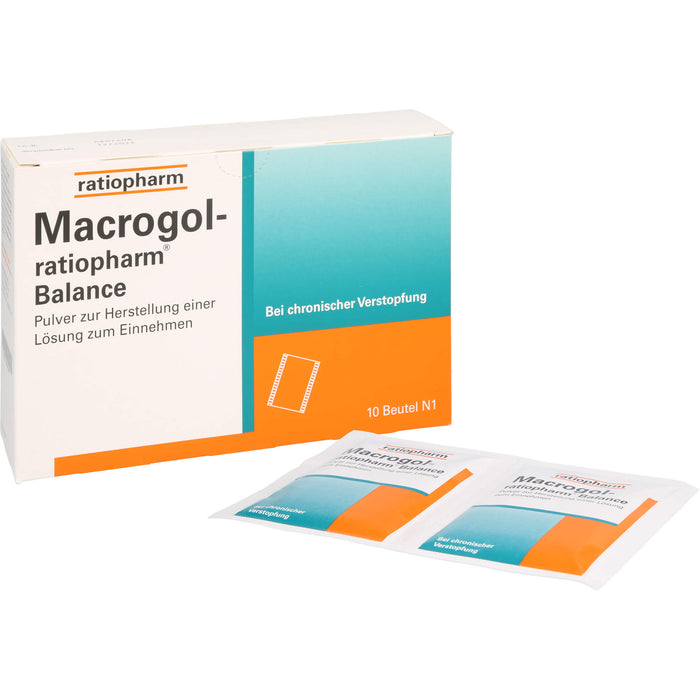 Macrogol-ratiopharm Balance Pulv. zur Herstell. einer Lösung zum Einnehmen, 10 St PLE