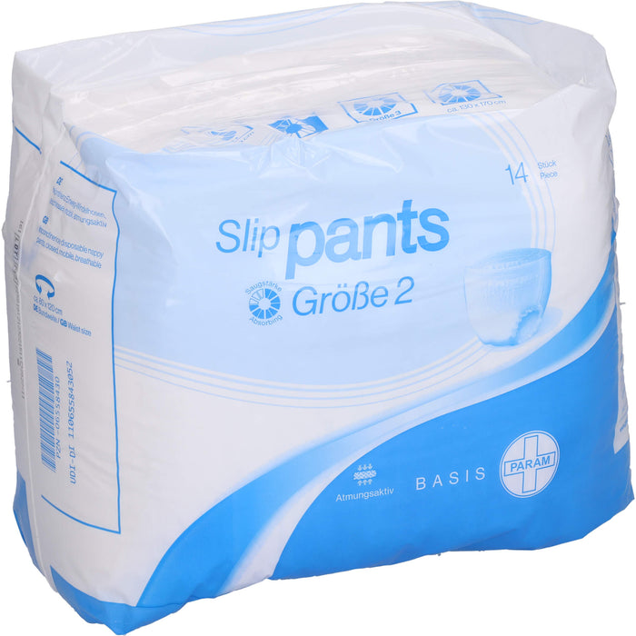 PARAM SLIP PANTS Basis Gr.II, 14 St. Slips