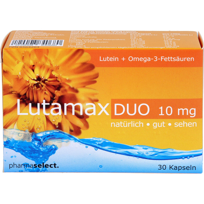 Lutamax Duo 10 mg Kapseln Lutein + Omega-3-Fettsäuren, 30 St. Kapseln