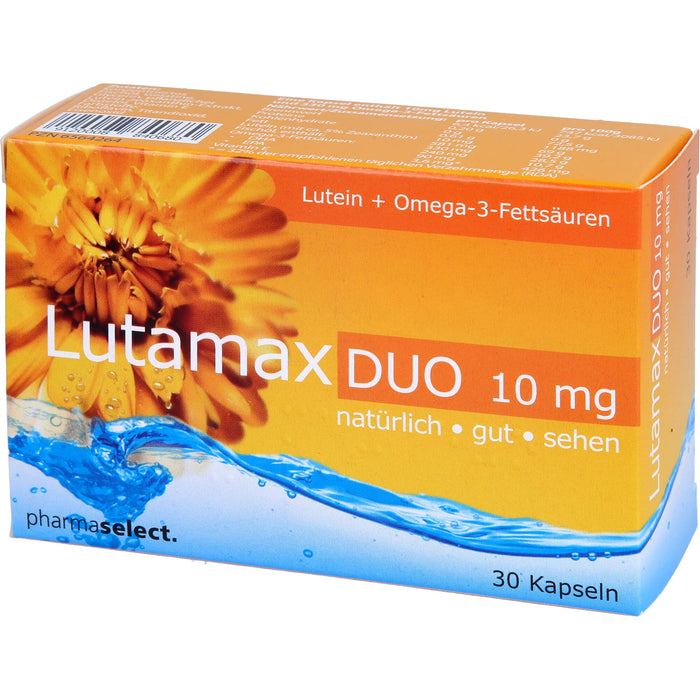 Lutamax Duo 10 mg Kapseln Lutein + Omega-3-Fettsäuren, 30 pcs. Capsules