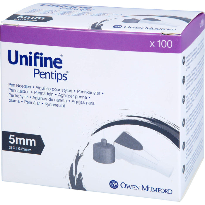 Unifine Pentips 5mm 31G, 100 St KAN